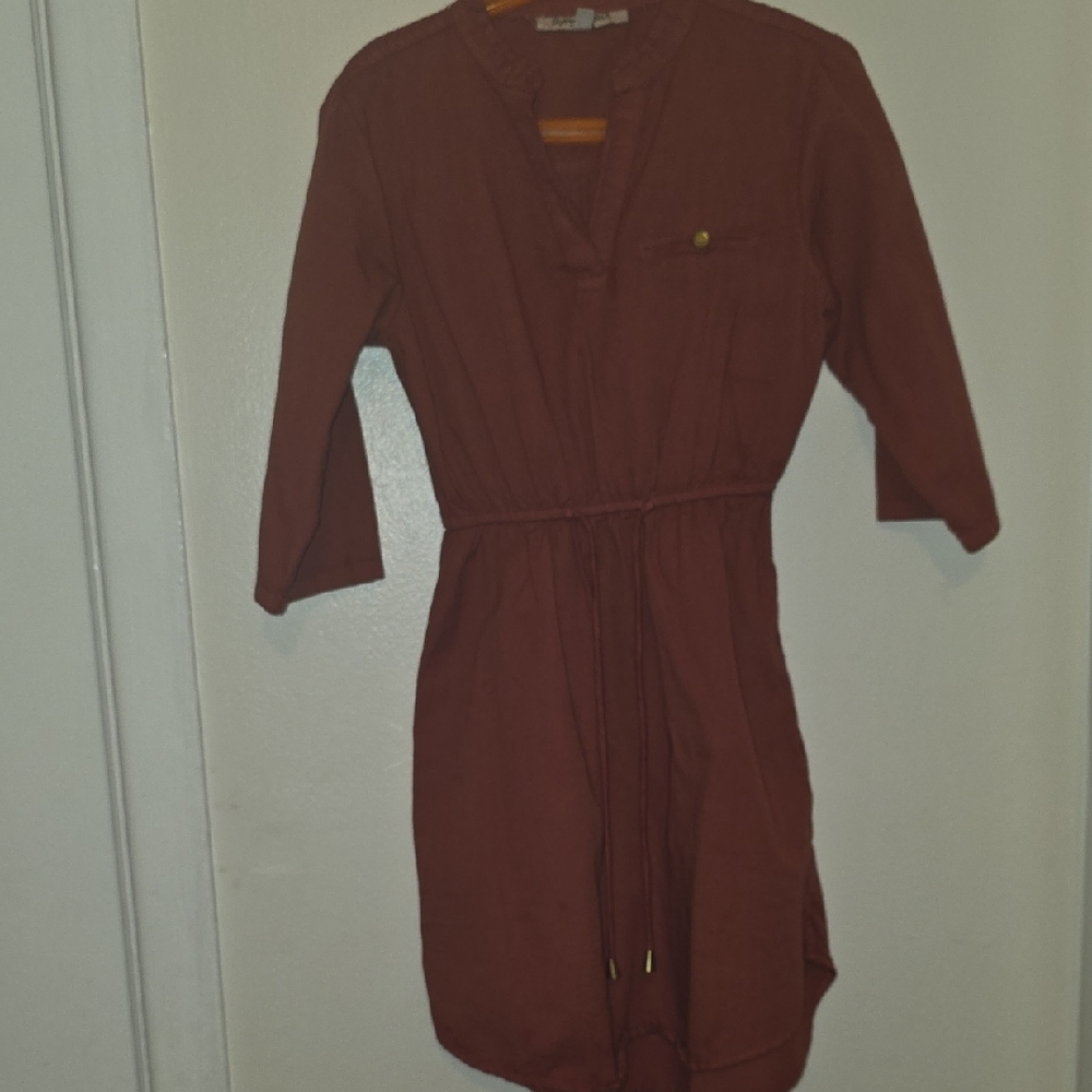 Speed Limit 98 Kids Casual Dress in Rust
